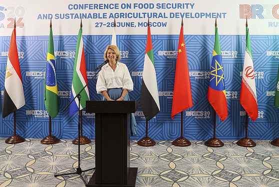 Оксана Лут обозначила стратегические задачи в области обеспечения мировой продовольственной безопасности