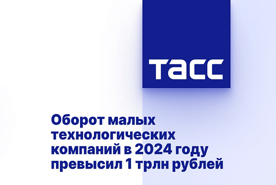 Оборот малых технологических компаний в 2024 году превысил 1 трлн рублей