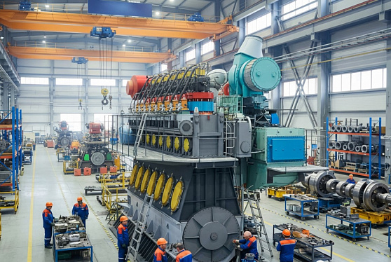 ОСК и Инжиниринговый Центр «Кронштадт» объединили усилия по разработке отечественного малооборотного судового двигателя